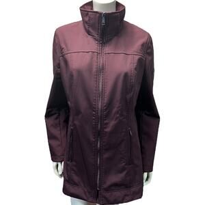 Burgundy Andrew Marc Lightweight Jacket Size Large